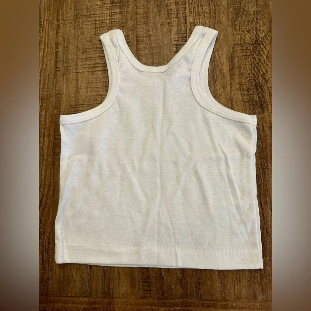 Lot of two - kids Tank and strappy tank top Size 4T Tank is NWOT Strappy is not - Picture 6 of 8